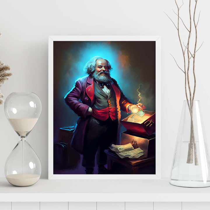 Poster de perete, Nacnic, Rame albe, A3