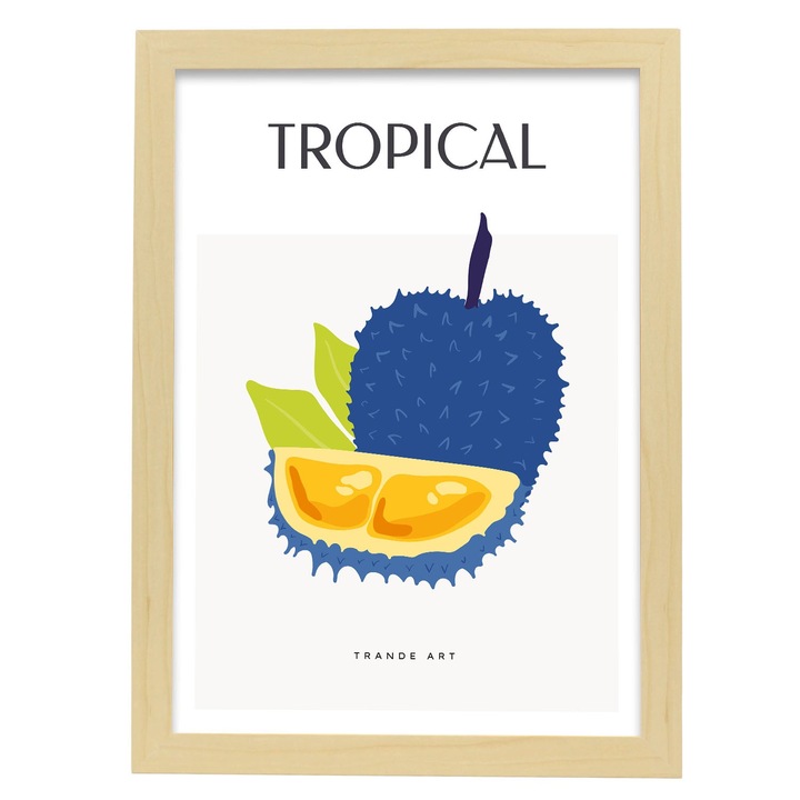 Tablou, Nacnic, Durian Fruit, A4, 17240-1-A4-CM-ALB