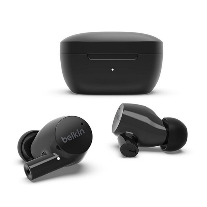 Belkin soundform rise bluetooth fülhallgató sztereo, v5.0, tws, mikrofon, zajszűrő, ipx5 vízálló + töltőtok, fekete