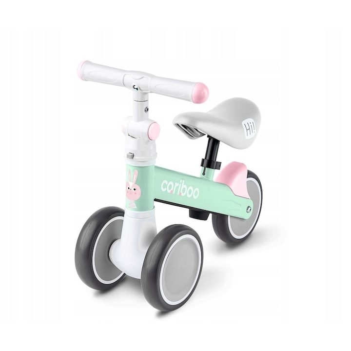 Gyermek tricikli pedálok nélkül, Cariboo, 12", Multicolor, 1+