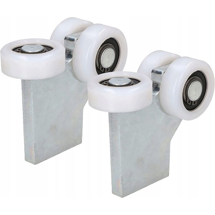 2 x 3 db tolókapu kerekek, Kotarbau, Acél, 43 mm, Többszínű