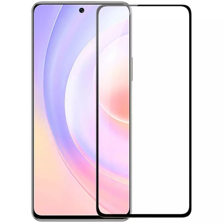 Стъклен Протектор за Huawei Nova 10 SE, Удароустойчив, Черен