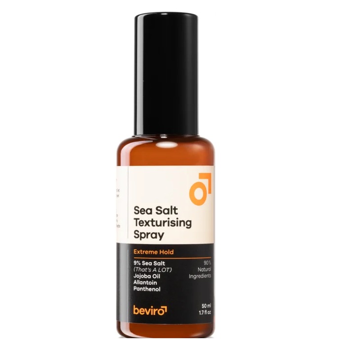 Spray cu sare fixare foarte puternica, Beviro Sea Salt Texturising Spray, 50 ml