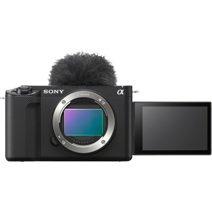 Aparat foto Mirrorless Sony Alpha ZV-E1, Vlogging, Full Frame, 4K60p, 12.2MP, Body, Negru