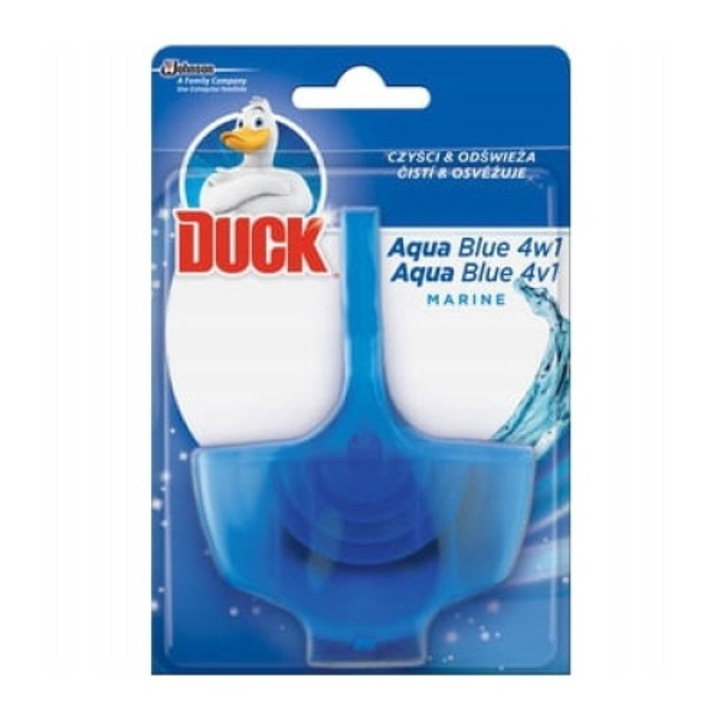 Odorizant toaleta 4in1 Duck, Aqua Blue, 40g