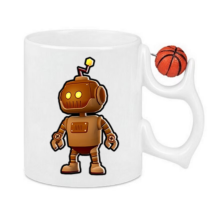 Cana personalizata cu imprimeu Stumble Guy - StumbleBot Mk1