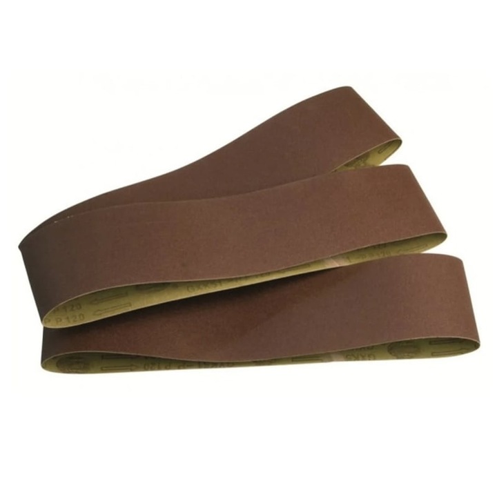 Scheppach csiszolószalag készlet 88000211, 914 x 100 mm, K80 szemcseméretű, 3 darab