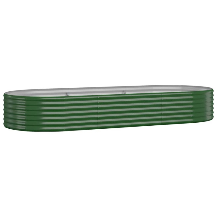Strat inaltat gradina vidaXL, 249x100x36 cm otel vopsit electrostatic 7.88 kg 318993
