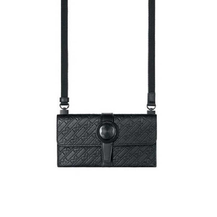 Geanta unisex Montblanc piele, negru