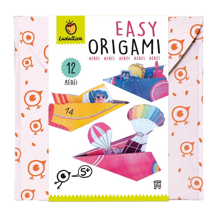 Set Origami incepatori - Avioane, Ludattica, 4-5 ani +