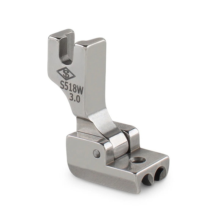 Piciorus articulat pentru aplicat fermoar ascuns, diametru canal 3,0mm, S518W, pentru masini de cusut industriale