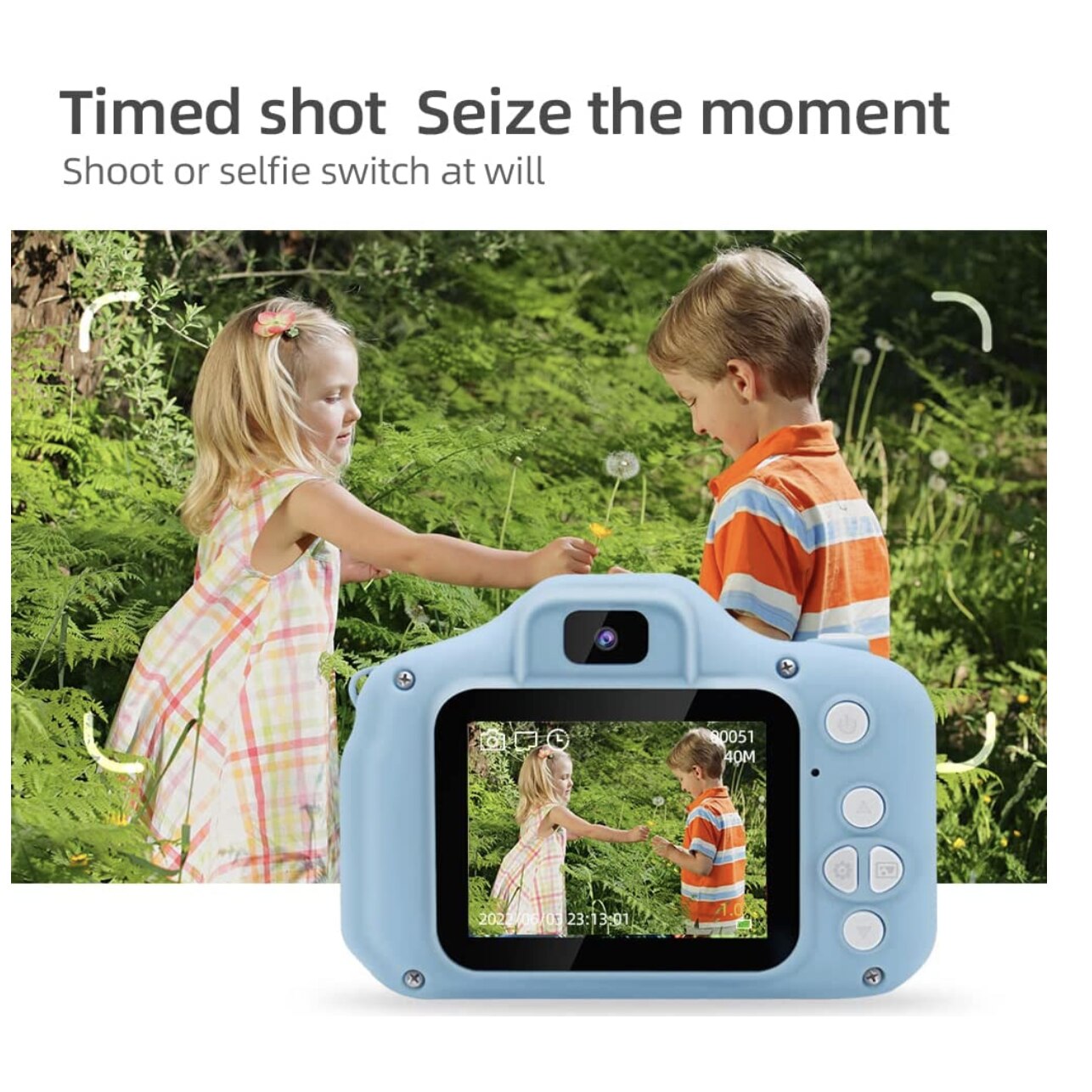 Camera foto/video, pentru copii, Dual Camera, Efecte Multiple, Jocuri