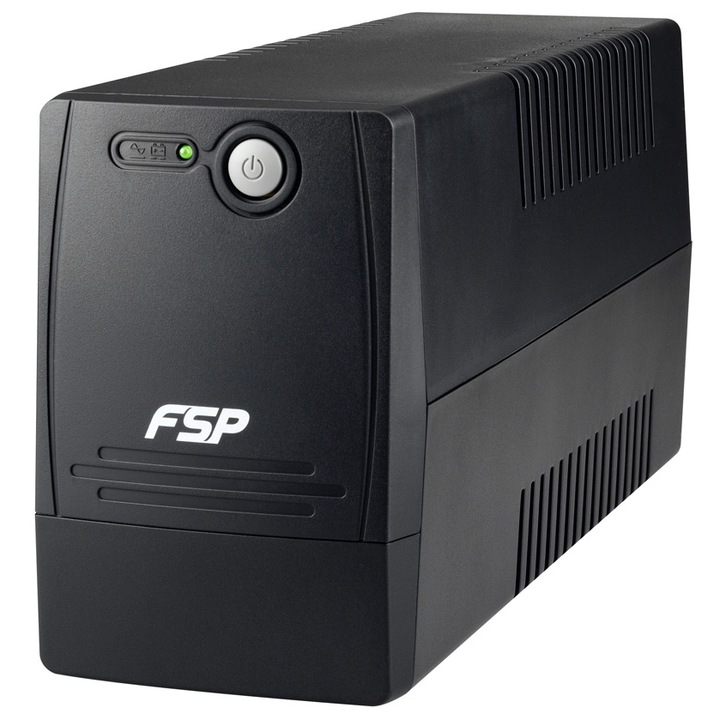 UPS FSP FP 600, Line-interactive, 600VA/360W, 2 Prize Schuko, 12 V/7 Ah x 1