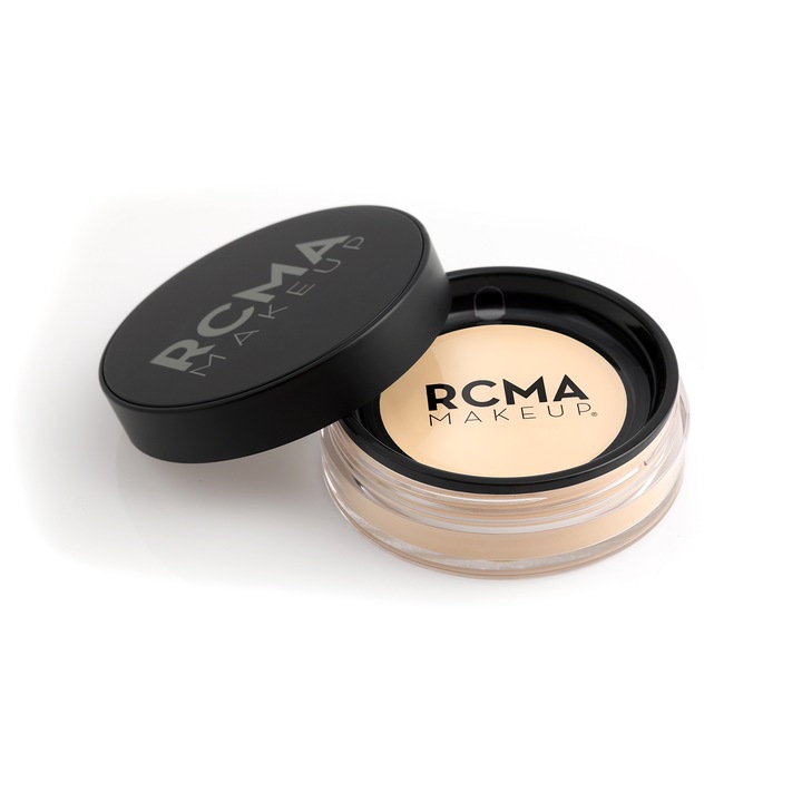Pudra Pulbere RCMA Makeup, Premiere Loose Powder, Primer si Fixare, Amber, 14,7gr
