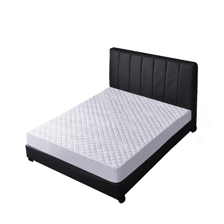 Protectie saltea Rezistent la apa, Bumbac, 200x220x30cm, Alb