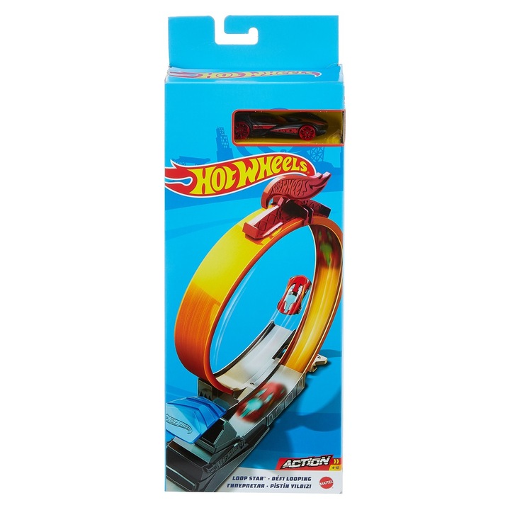 Set de joaca Hot Wheels Action - Bucla