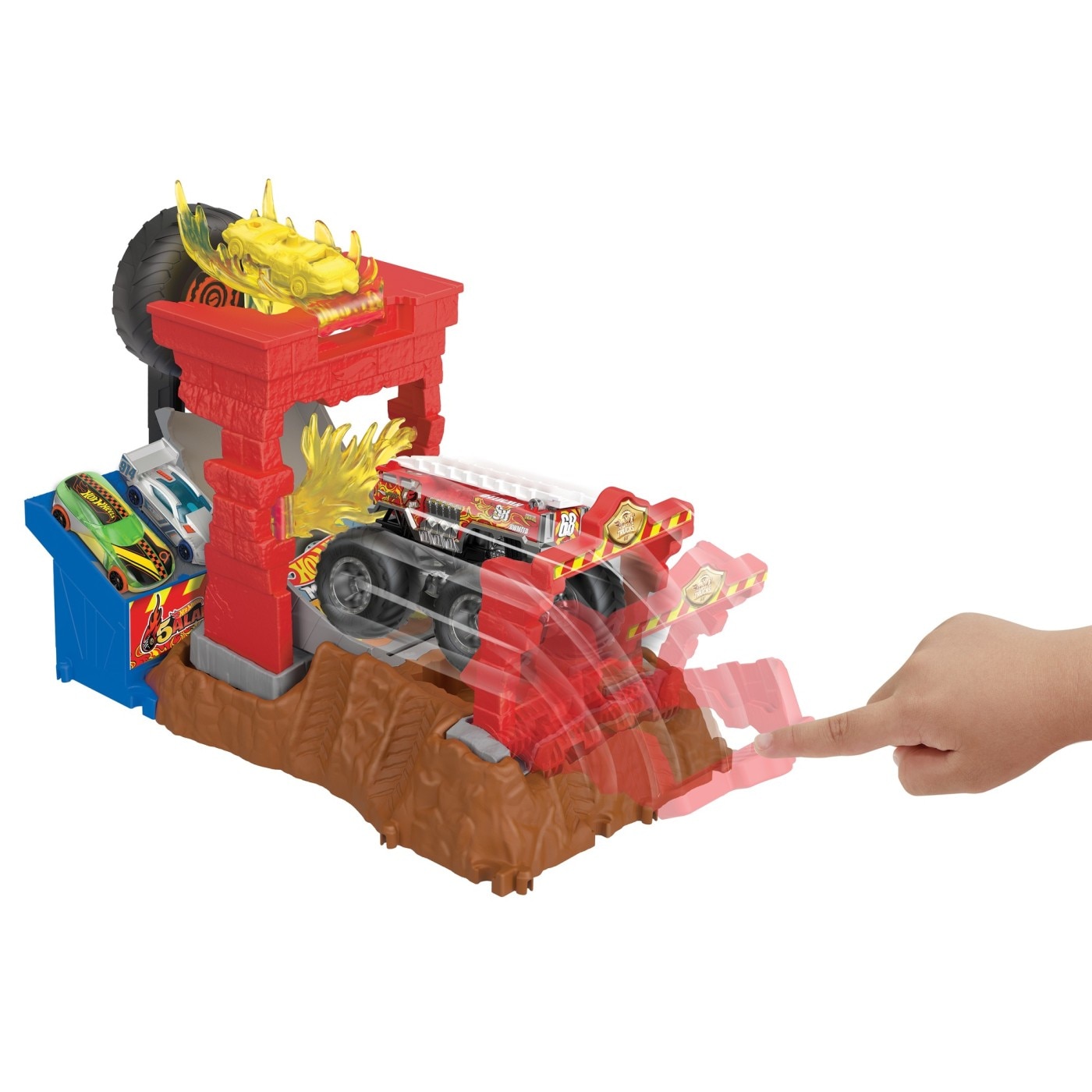 Hot wheels monster truck clearance arena