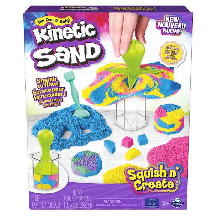 Set Kinetic Sand - Squish n'create