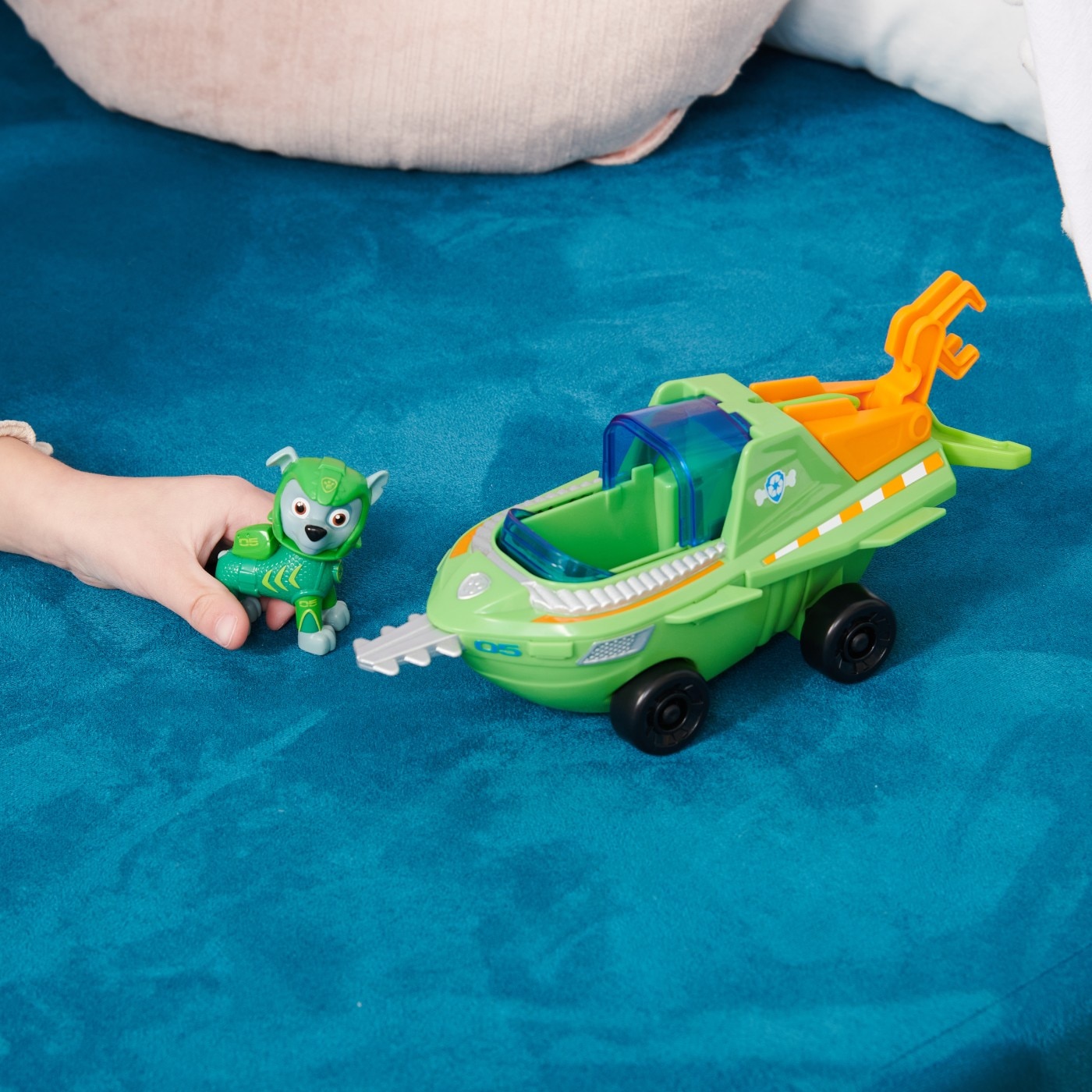 Paw patrol rocky sales boat