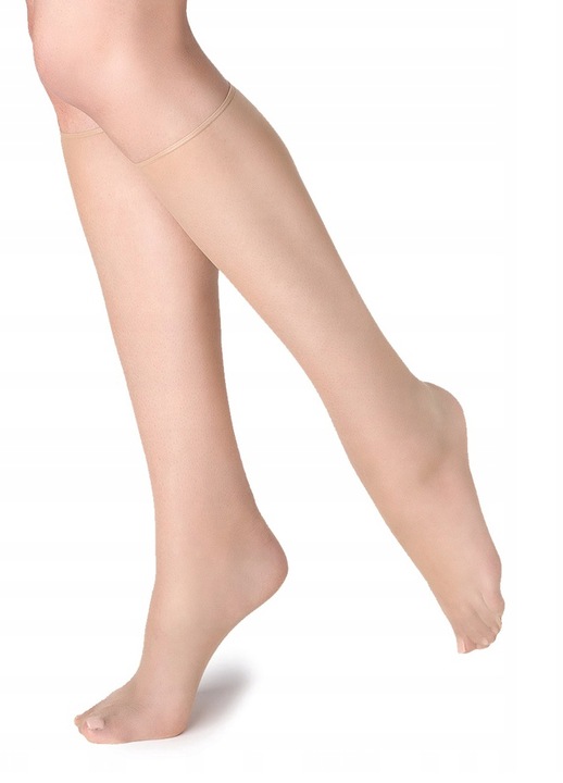 Комплект 2 чифта дамски чорапи, Marilyn, Полиамид/Еластан, 15 DEN, Бежови