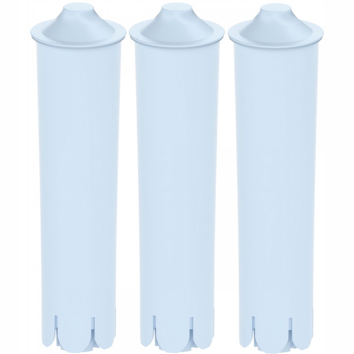Комплект от 3 водни филтри, Aquaflow, Съвместими с Jura, Бял