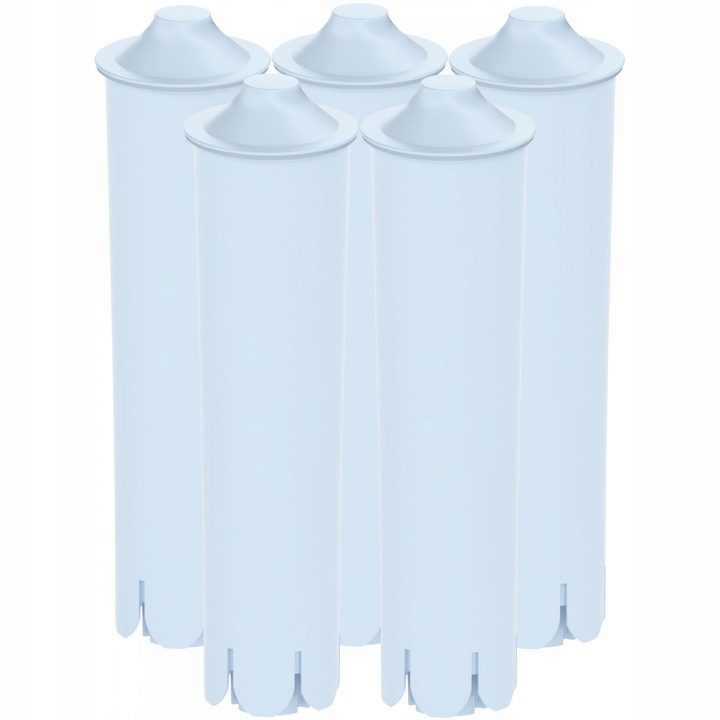 Комплект от 5 филтъра за вода, Aquaflow, Съвместими с Jura, Бял