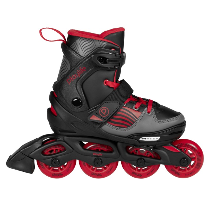 Állítható Gyerek Görkorcsolya Playlife Dark Breeze, 32-35