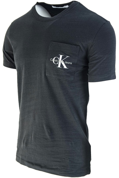 Мъжка тениска Calvin Klein, 27614, С джоб, Черен