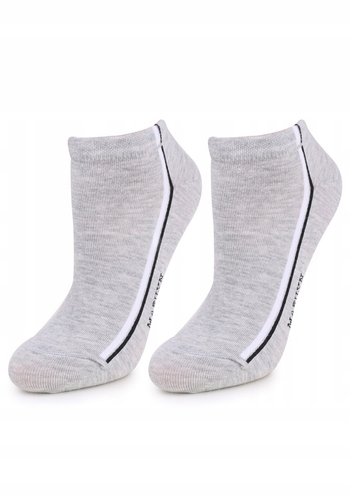 Дамски чорапи, Мерилин, Памук, Бяло/Черно/Сиво