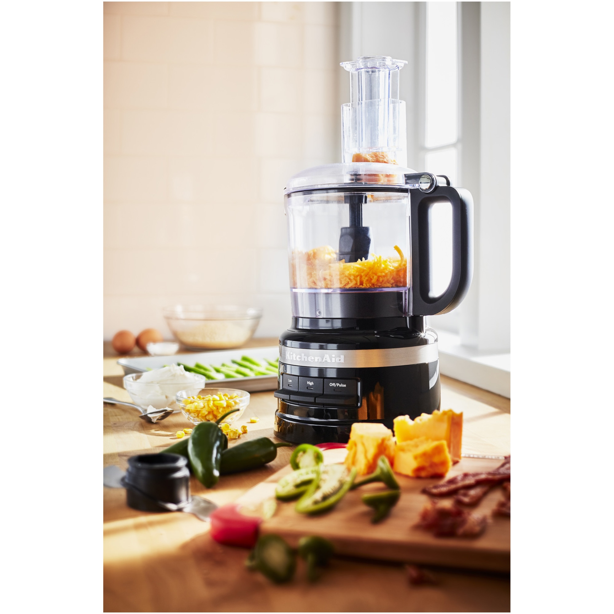 Robot multifonction 2.1l 240w crèm - 5KFP0921AC - kitchnaid au millur prix