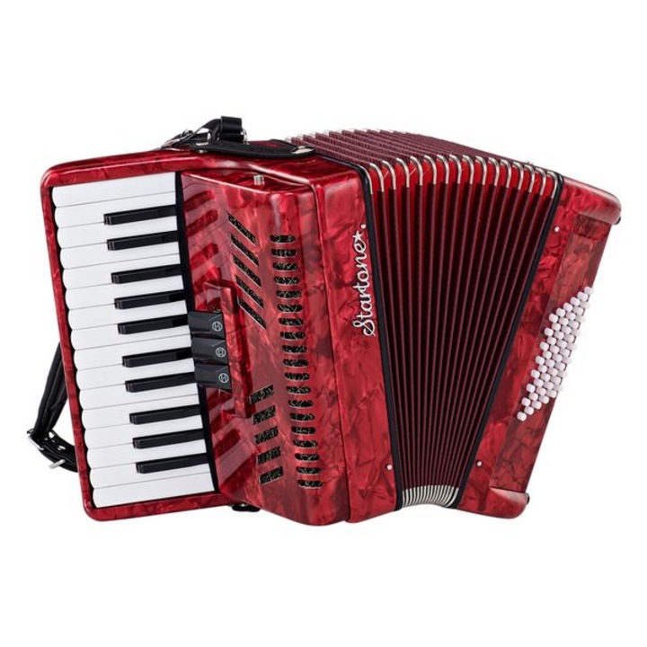 Startone Piano 48 Bass Red MKII Harmonika