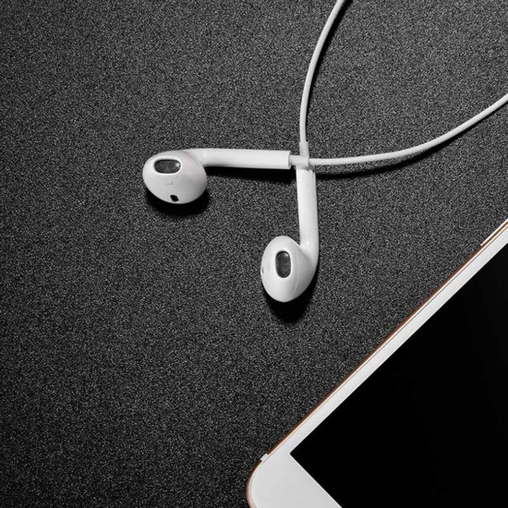 Casti audio in-ear cu conector compatibil Apple, lungime cablu 1.2 m, White