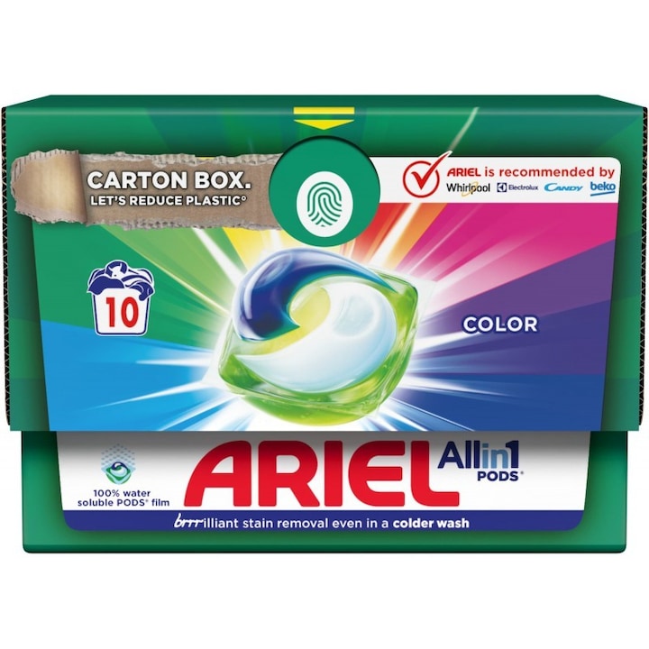 Капсули за пералня Ariel All in One Цветни 10 бр