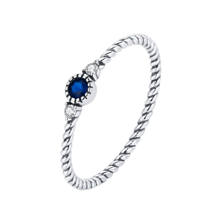 Inel argint Albastru Abisal, BeSpecial, Diametru mm US