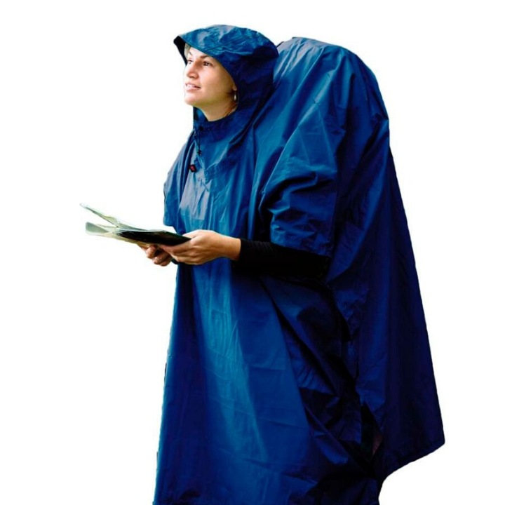 Esőponcsó, Sea to Summit, Nylon, Sötétkék