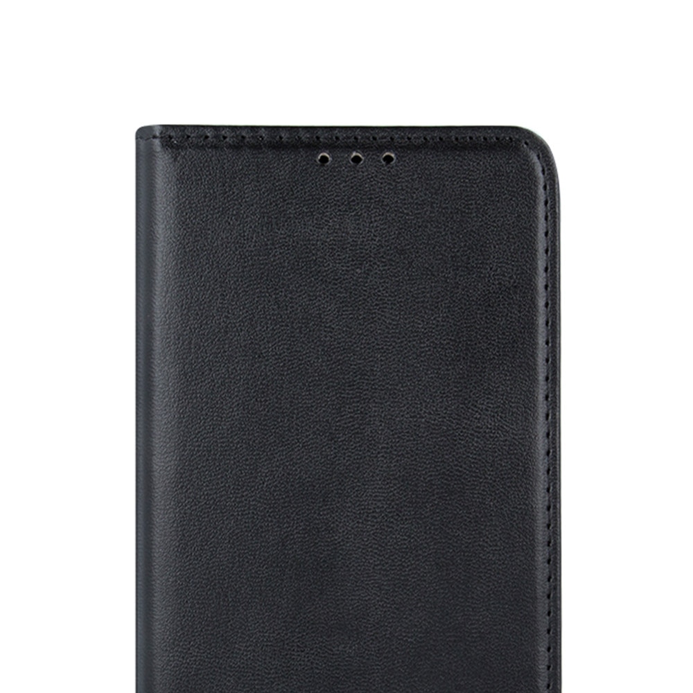 Husa Flip din Piele PU pentru Apple Iphone 16, Inchidere Magnetica, Tip Carte, Suport Card, Protectie Completa, Negru