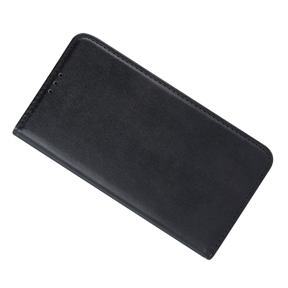 Husa Flip din Piele PU pentru Apple Iphone 16, Inchidere Magnetica, Tip Carte, Suport Card, Protectie Completa, Negru