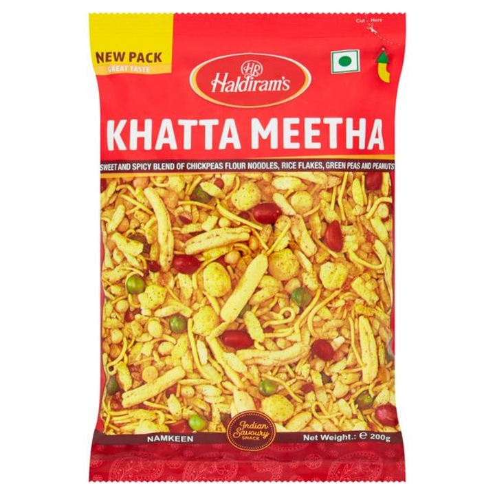 HALDIRAM Khatta Meetha (indiai édes-fűszeres snackek) 200g