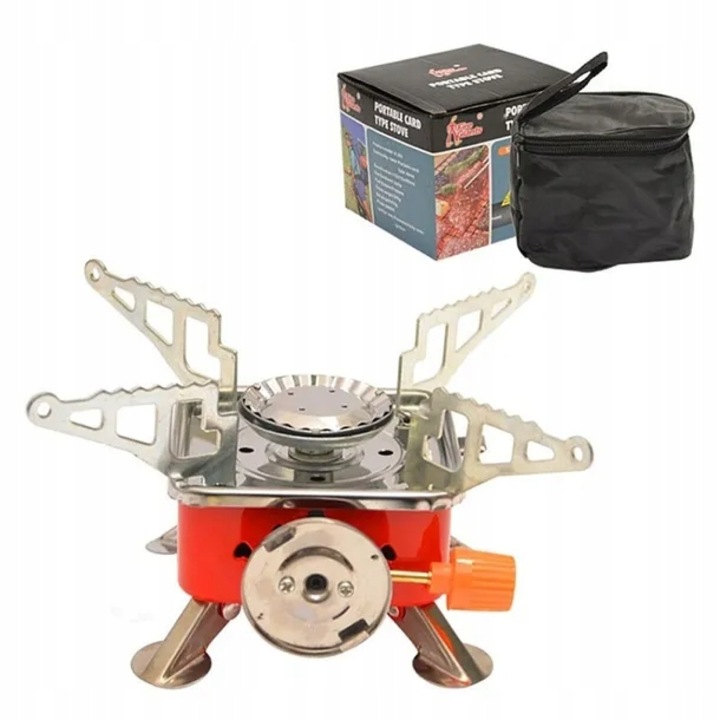 Arzator camping, Kovar, 2800 W, Rosu/Argintiu