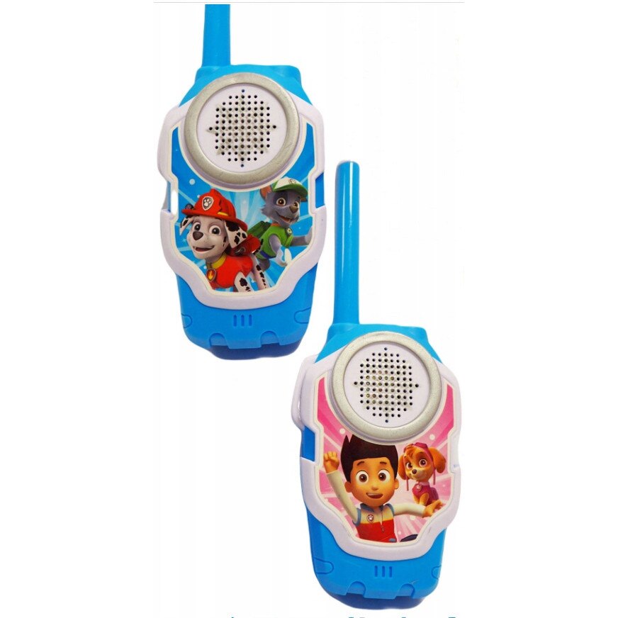 Set 2 statii Walkie Talkie Paw Patrol, Toys, 3 ani+, Albastru eMAG.ro