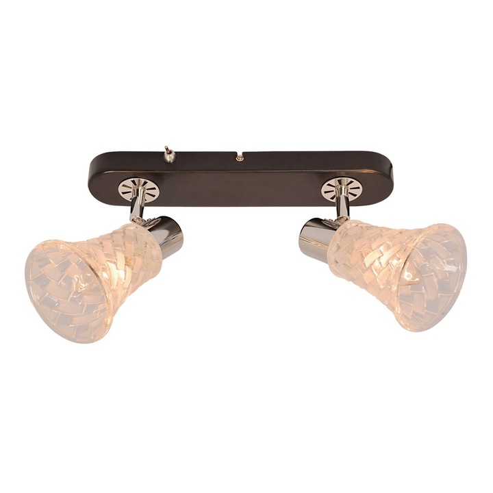 Aplica spot Zente AP2, E14, 40 W, maro