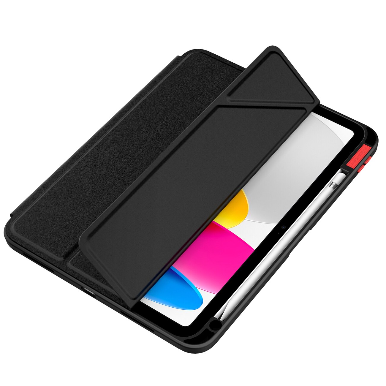 Husa Nillkin Bevel Leather compatibila cu iPad 10.9 inch 2022 Black