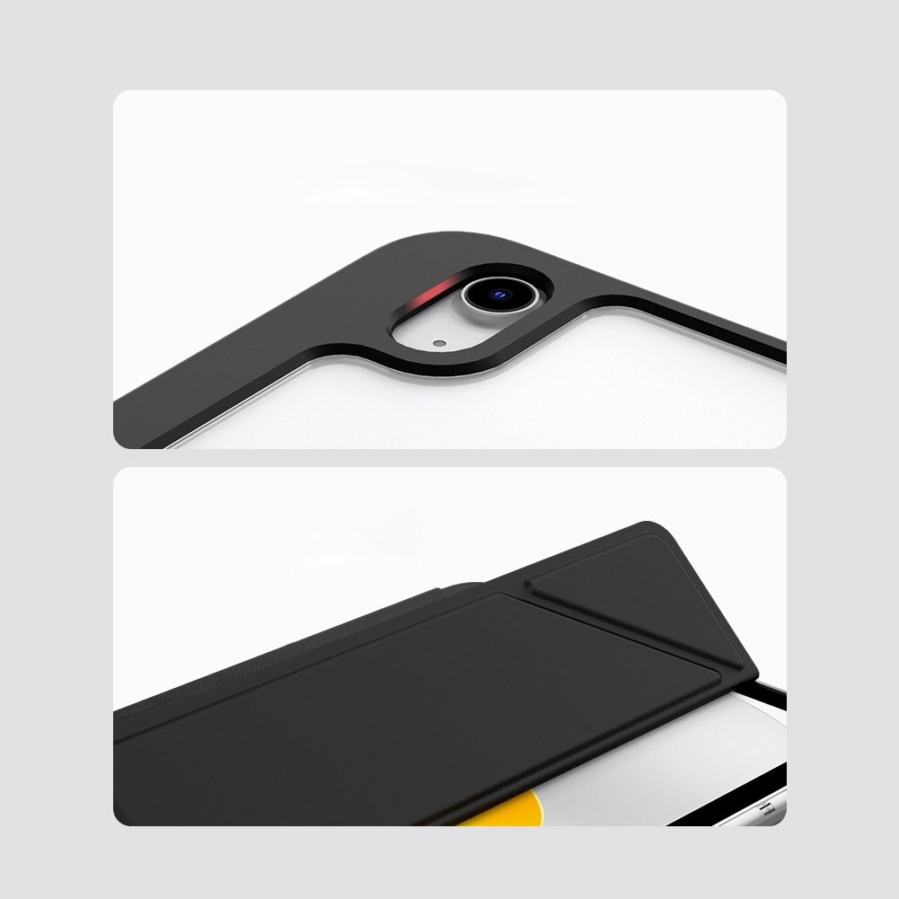 Husa Nillkin Bevel Leather compatibila cu iPad 10.9 inch 2022 Black