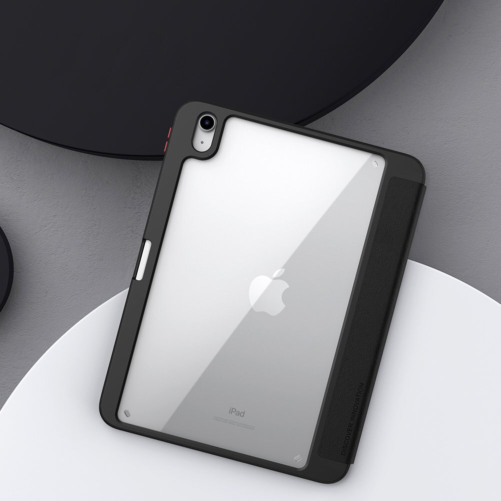 Husa Nillkin Bevel Leather compatibila cu iPad 10.9 inch 2022 Black