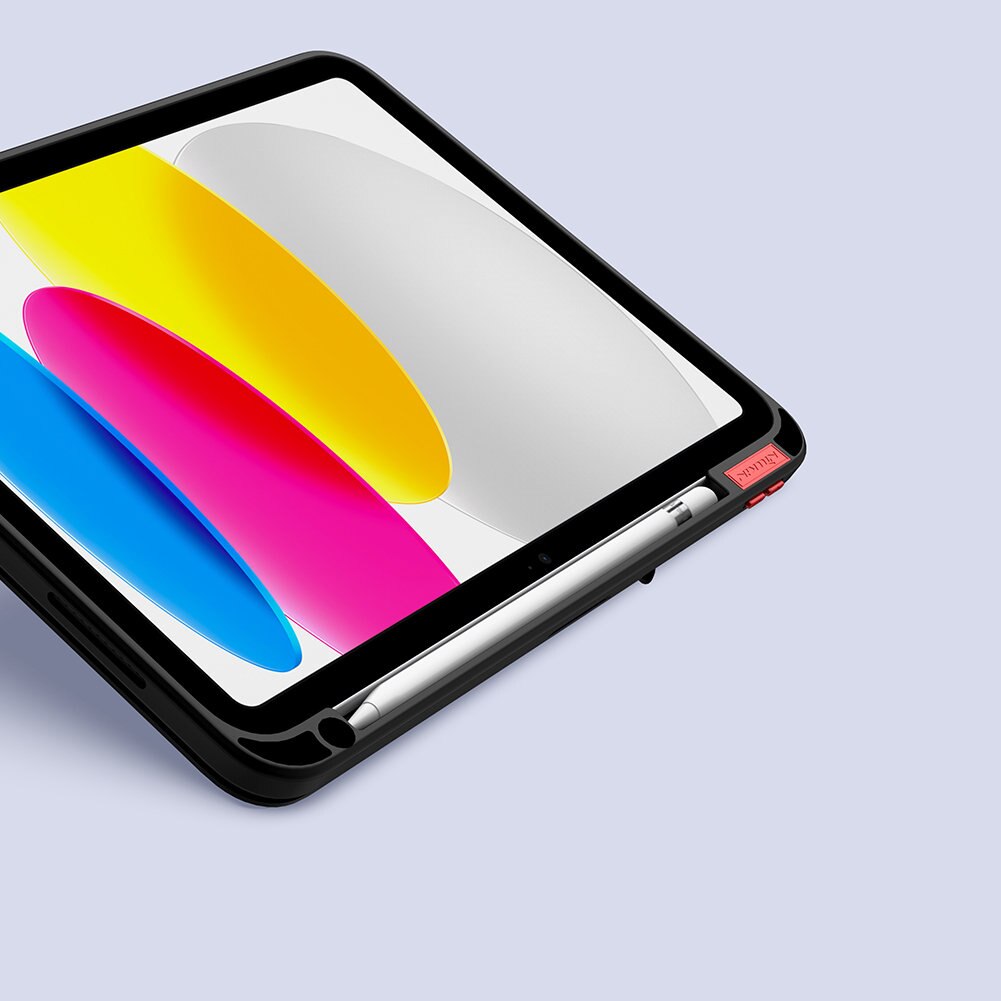 Husa Nillkin Bevel Leather compatibila cu iPad 10.9 inch 2022 Black