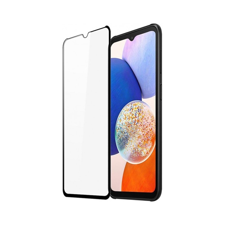 Duxducis Secure Glass Film, Samsung Galaxy A14 5G kompatibilis, teljes ragasztó – tokbarát