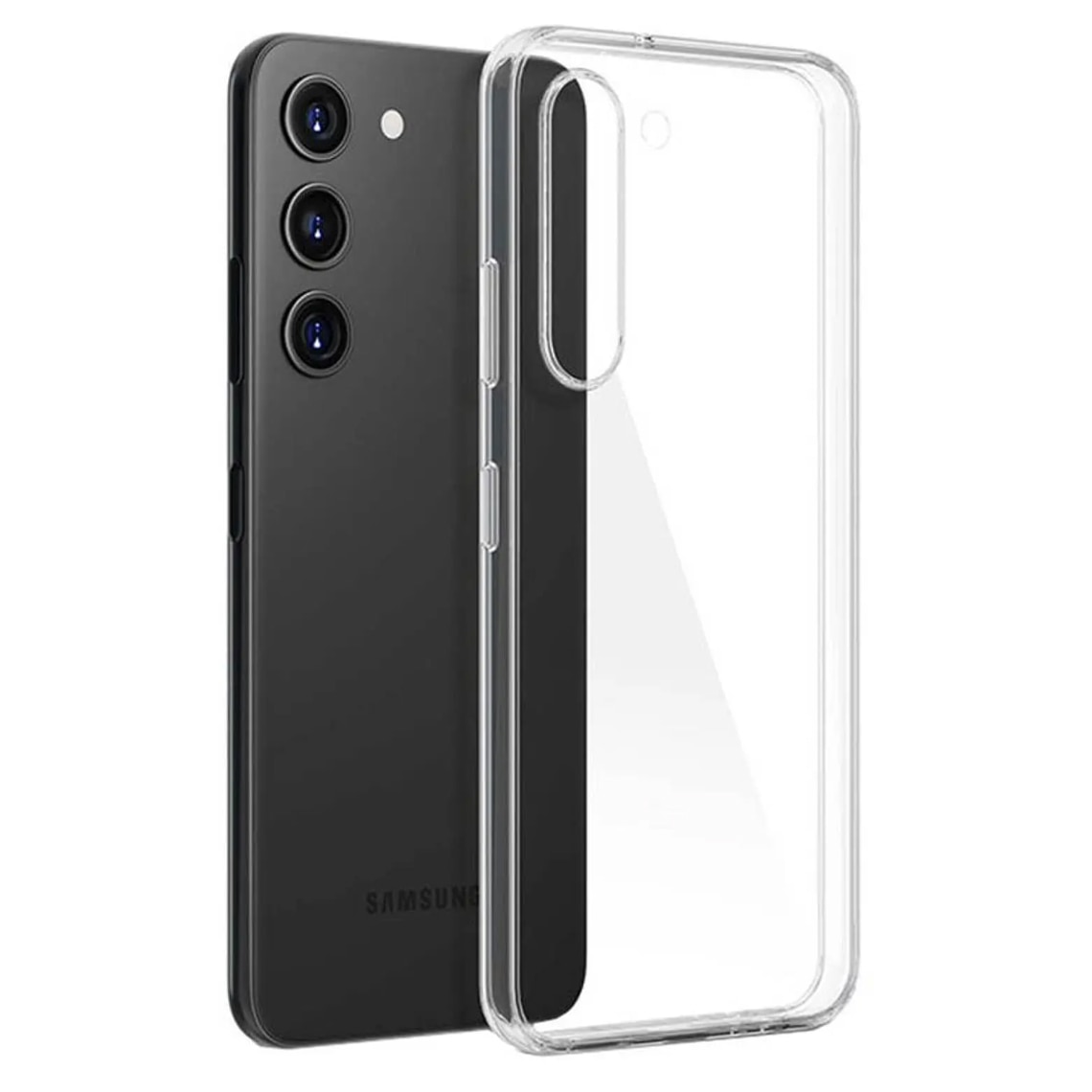Husa pentru Samsung S23, din silicon gel, Clear, Ultrasubtire 0.3mm, Gekko, Transparenta