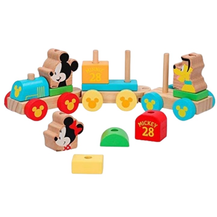 Tren Mickey & Minnie 14 pcs 34 cm 18+ luni