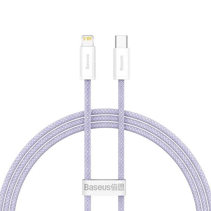 Cablu USB-C pentru seria Lightning Baseus Dynamic 2, 20W, 1m (violet)