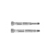 Set 2 racorduri flexibile monocomanda Ferro L 60 cm 3/8